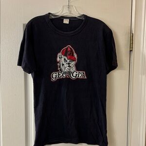 Georgia Bulldogs Black Graphic Tee